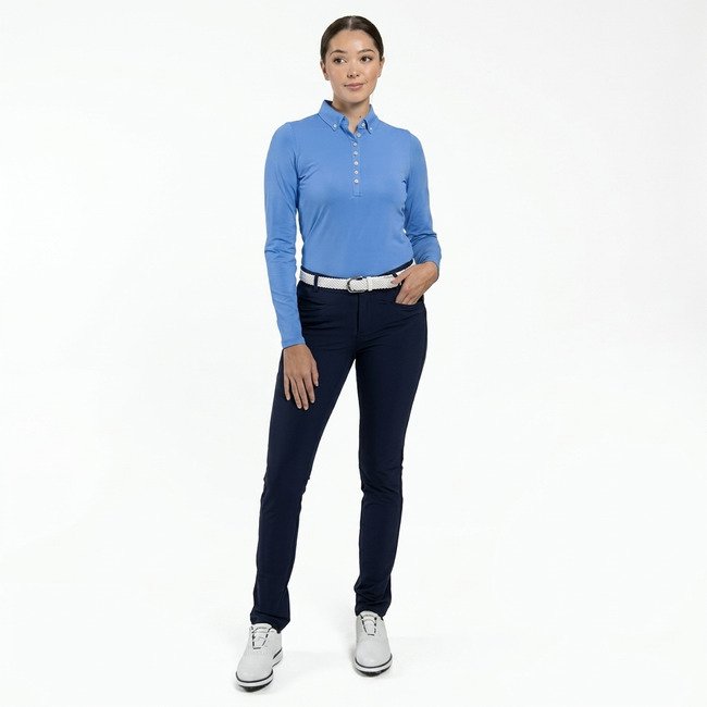 KJUS Catalina Cool longsleeve polo da donna, yonder