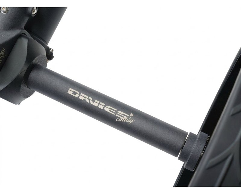 Davies Caddy SMART DHC carrello elettrico, nero/ruote rosse