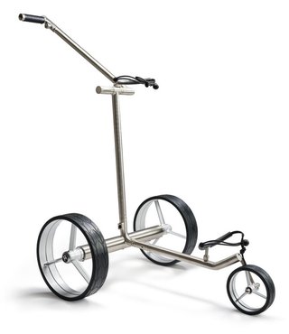 Davies Caddy Premium L carrello elettrico, ruote nere/grigie