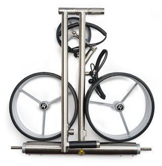 Davies Caddy Premium L carrello elettrico, ruote nere/grigie