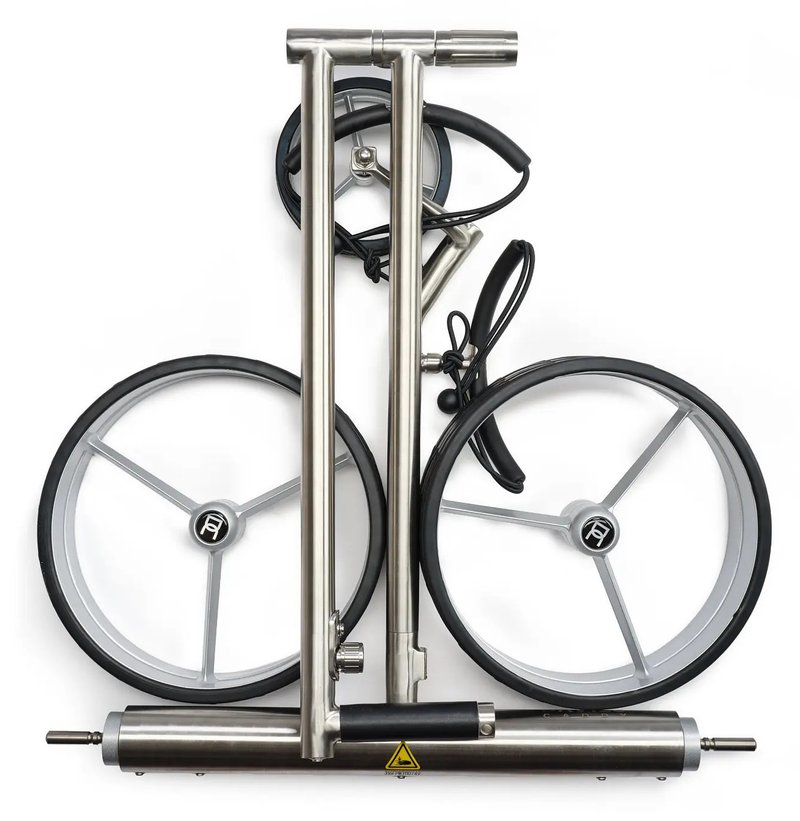 Davies Caddy Premium L Brush carrello elettrico, argento