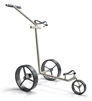 Davies Caddy Elegant carrello manuale, brush/black star wheels