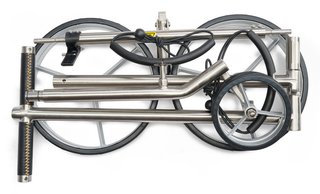 Davies Caddy Elegant carrello manuale, brush/black star wheels