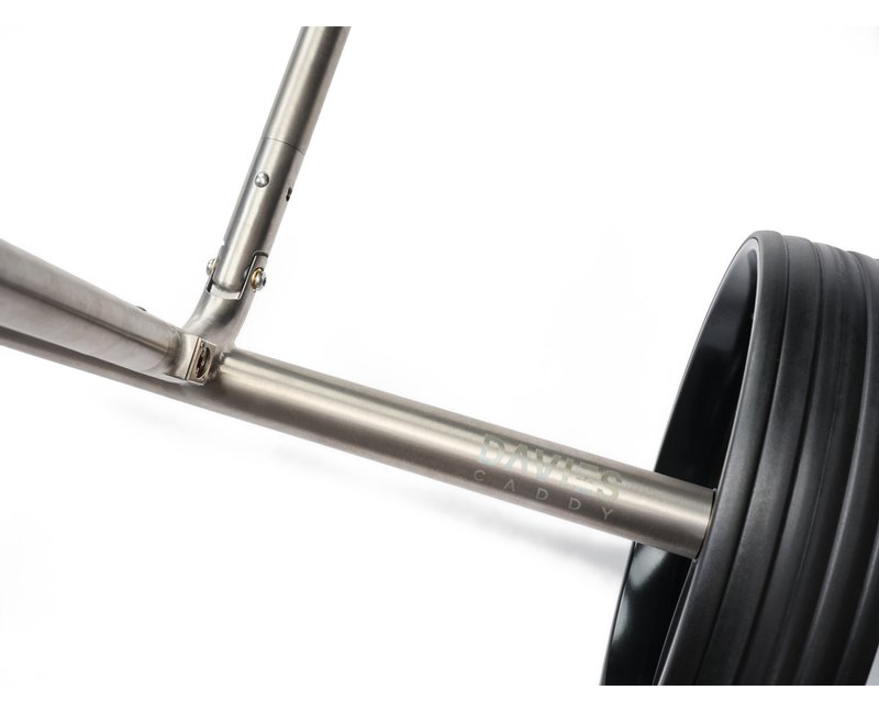 Davies Caddy Titan carrello elettrico, grigio/ruote nere