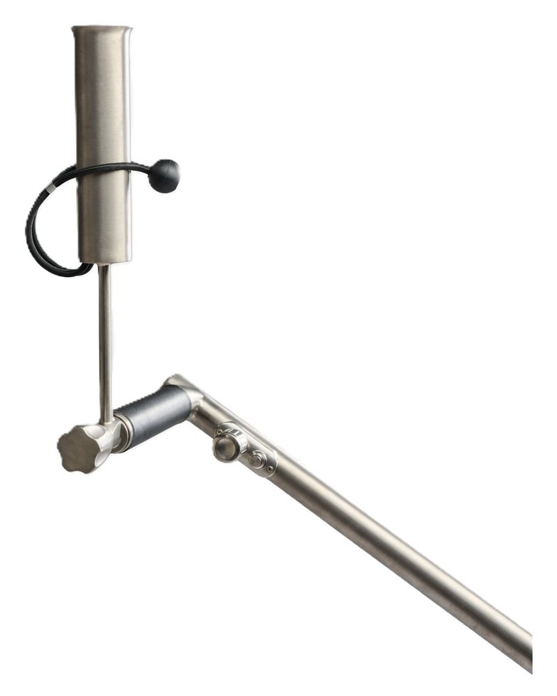 Davies Caddy Titan Adjustable Umbrella Holder accessorio per carrello, titanium