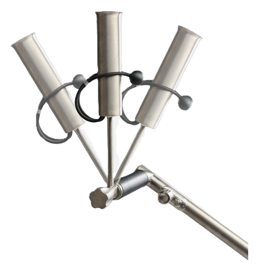 Davies Caddy Titan Adjustable Umbrella Holder accessorio per carrello, titanium