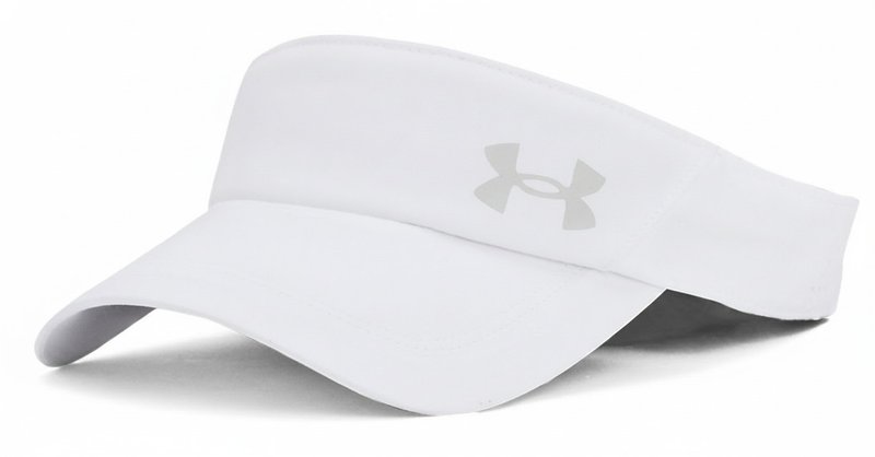 Under Armour Iso-chill Launch visiera da uomo, bianco/riflettente