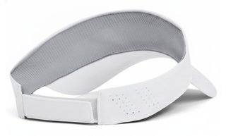 Under Armour Iso-chill Launch visiera da uomo, bianco/riflettente