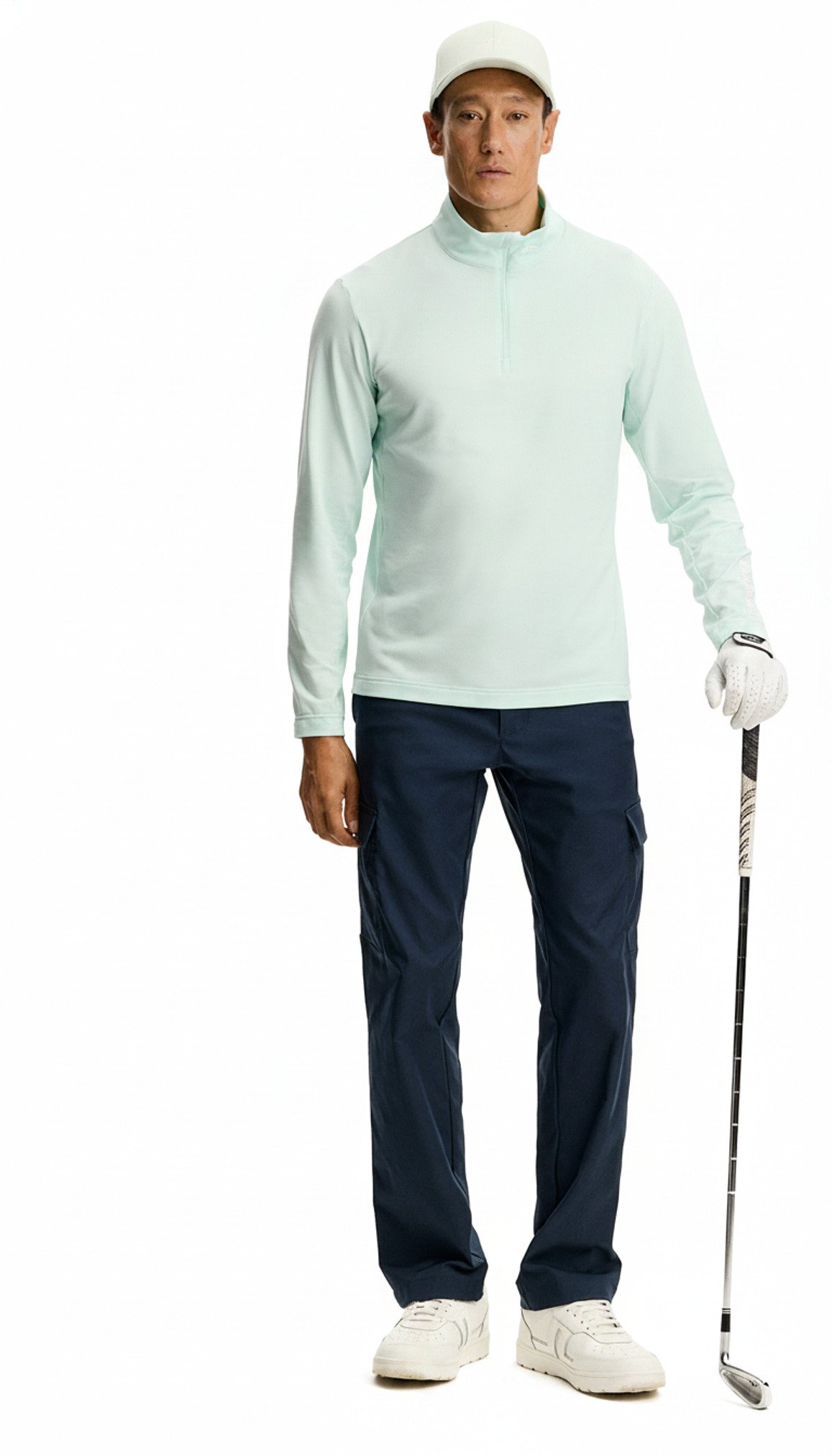 J.Lindeberg Tour Tech Mid Layer felpa uomo, Bay