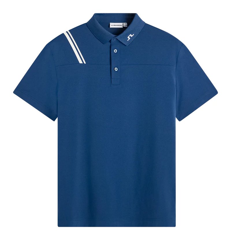 J.Lindeberg Fred Polo polo uomo, Estate Blue