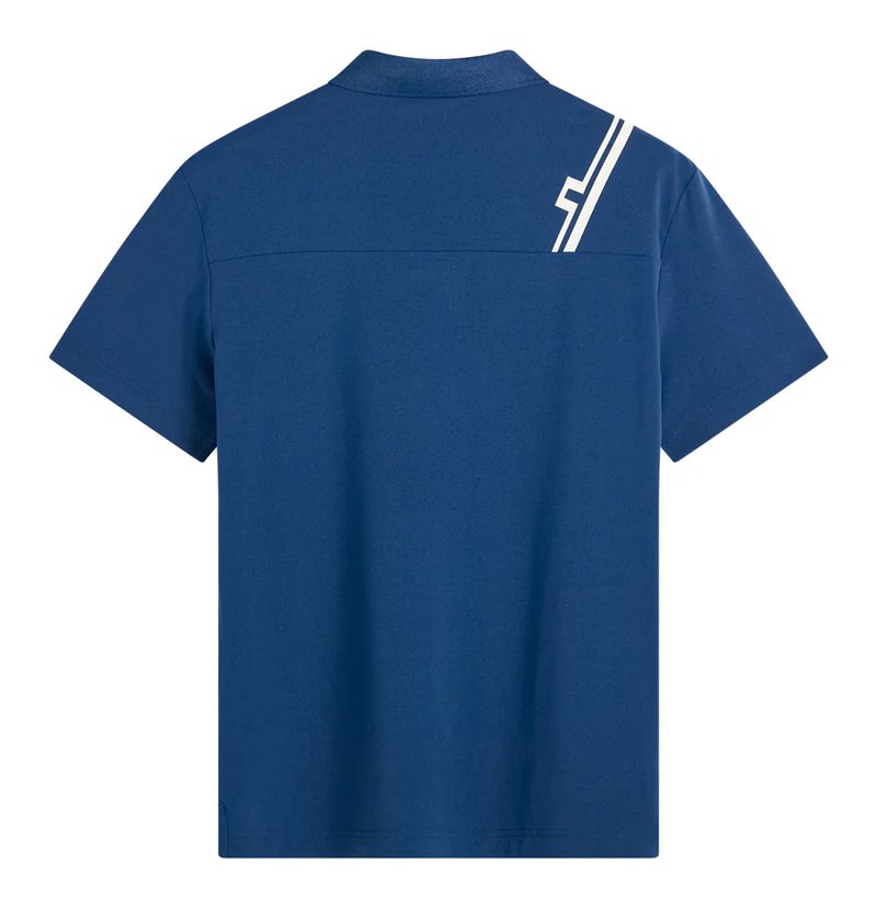 J.Lindeberg Fred Polo polo uomo, Estate Blue