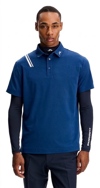 J.Lindeberg Fred Polo polo uomo, Estate Blue