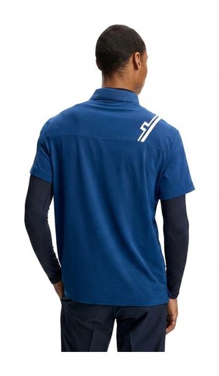 J.Lindeberg Fred Polo polo uomo, Estate Blue