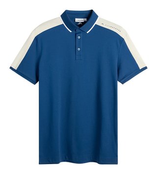 J.Lindeberg Jace polo da uomo, Estate Blue