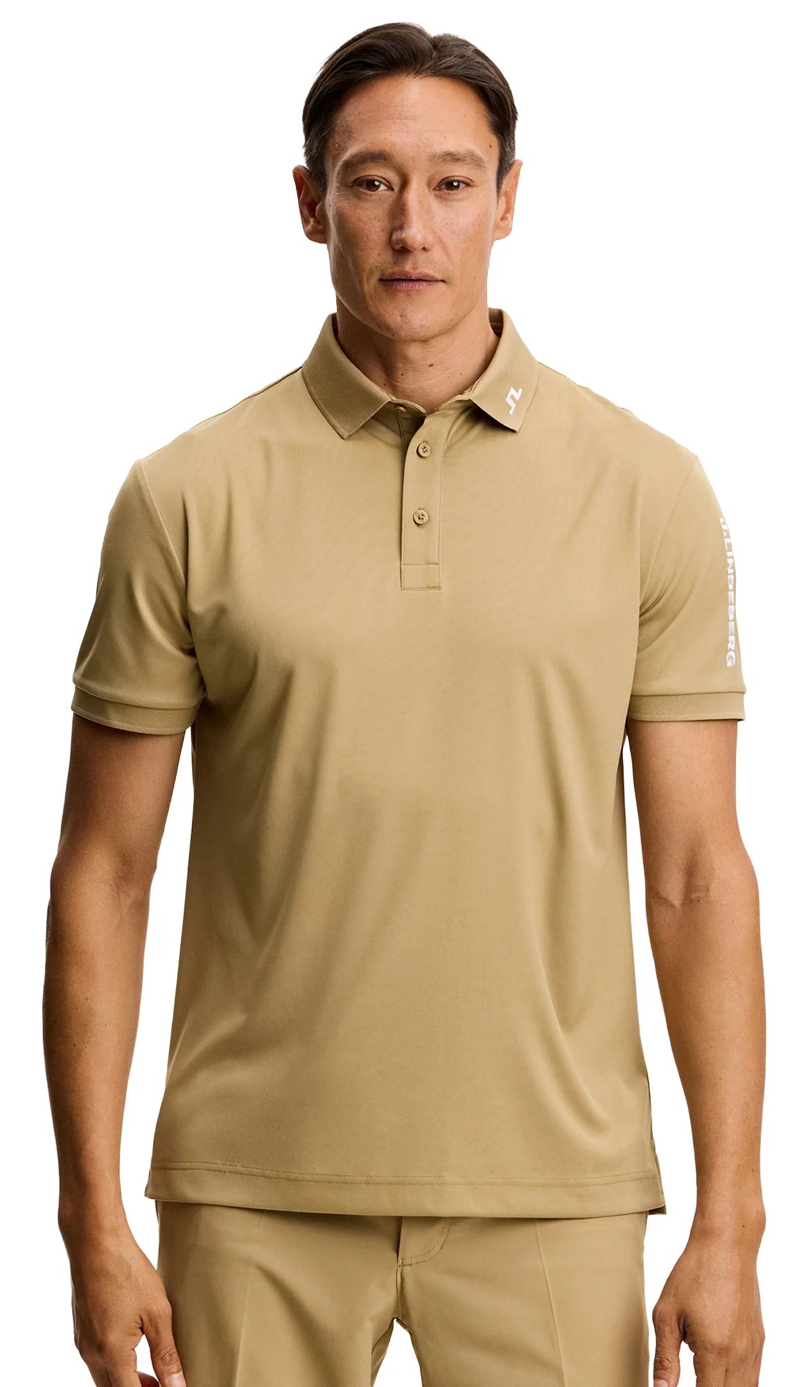 J.Lindeberg Tour Tech polo uomo, kelp