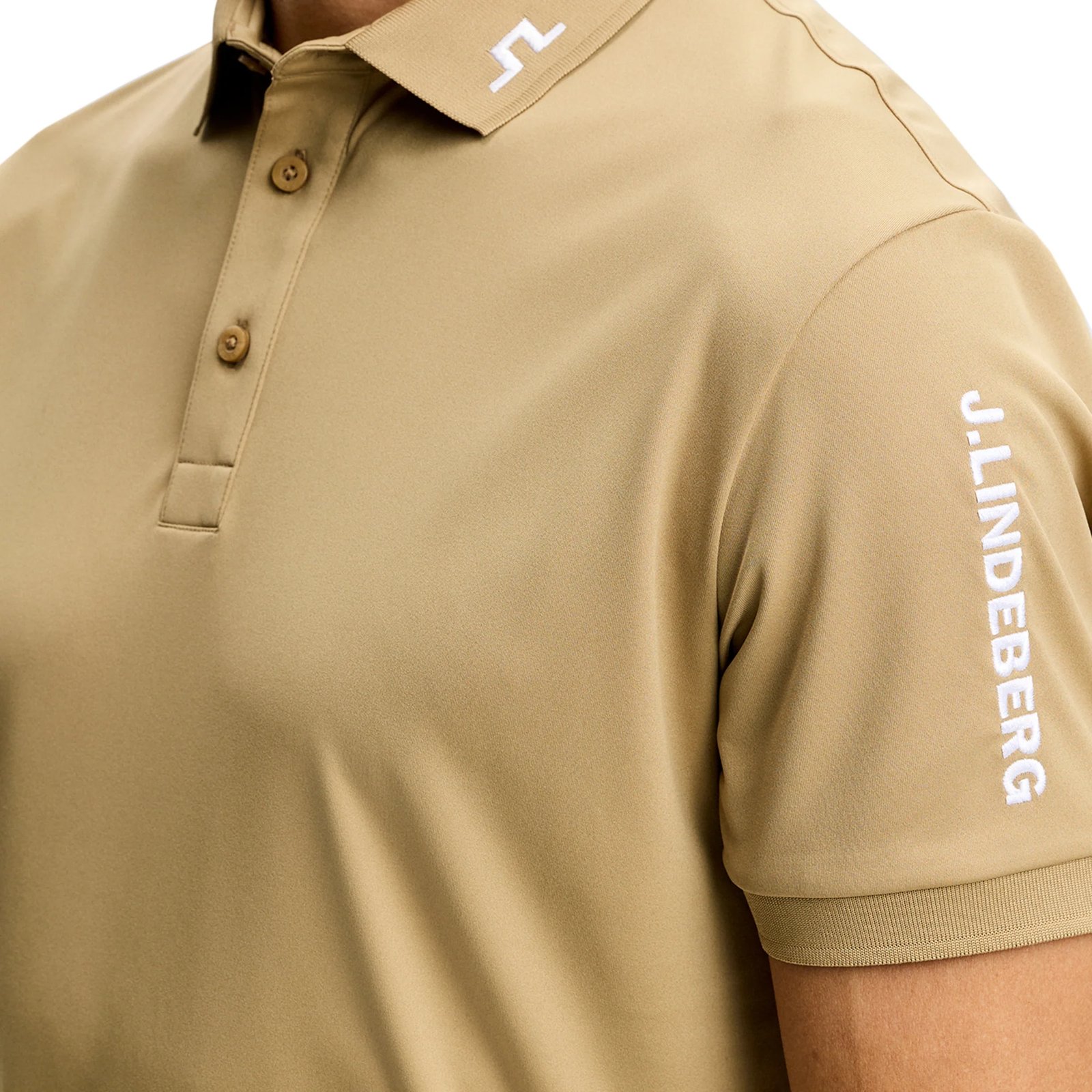 J.Lindeberg Tour Tech polo uomo, kelp