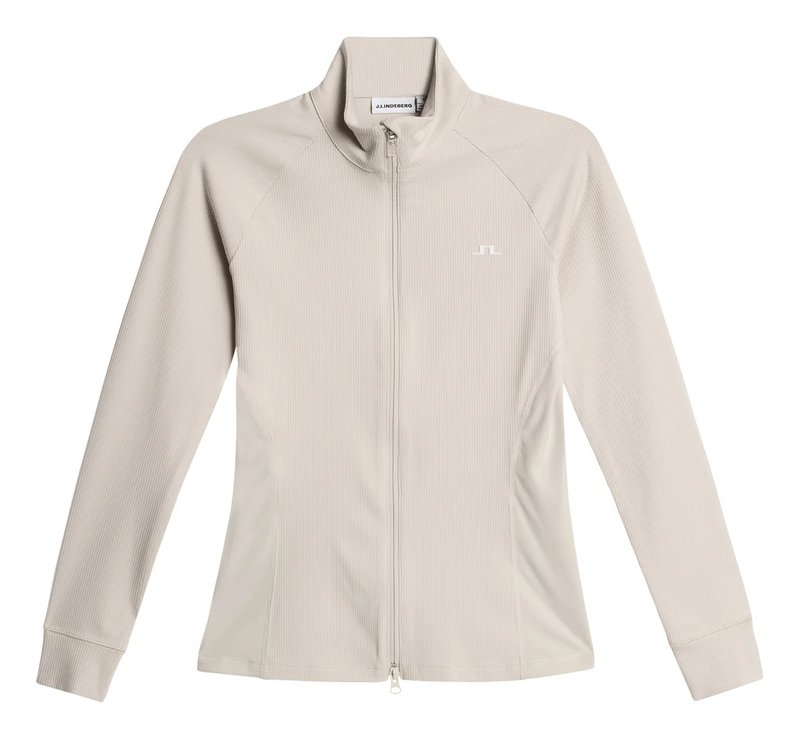 J.Lindeberg Mel Rib Mid Layer maglia donna, Moonbeam