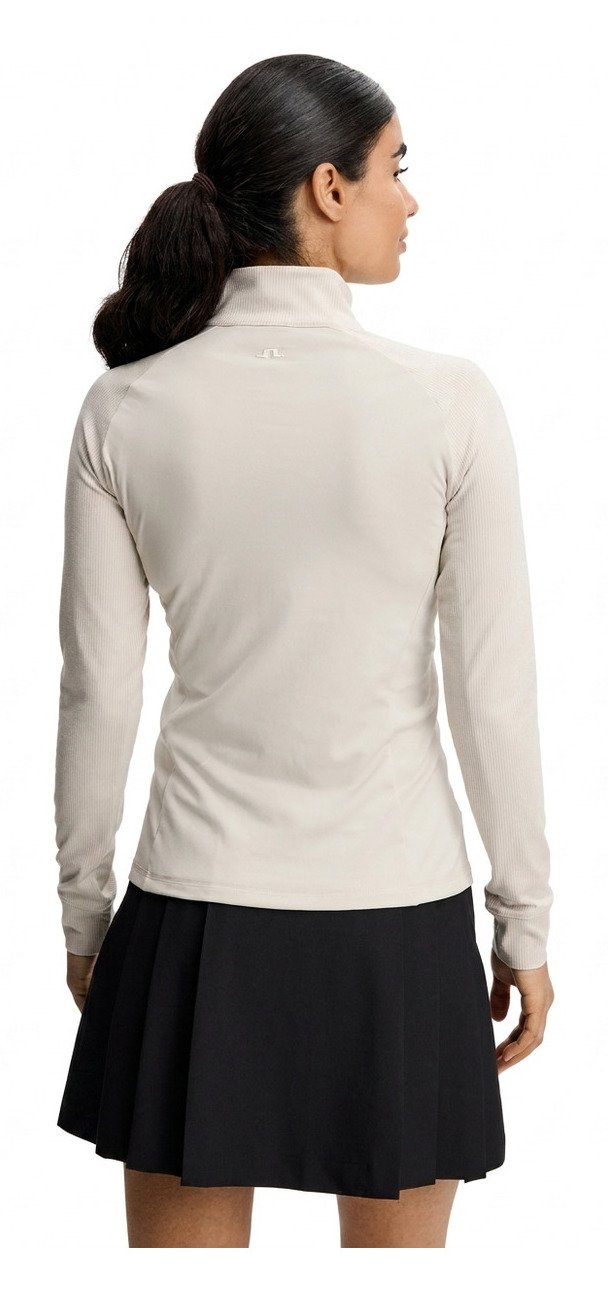 J.Lindeberg Mel Rib Mid Layer maglia donna, Moonbeam