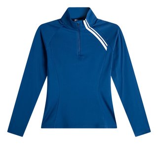 J.Lindeberg Nadu Quarter Zip donna mid layer, Estate Blue