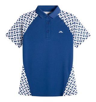 J.Lindeberg Chiara Polo donna, Ladder Estate White