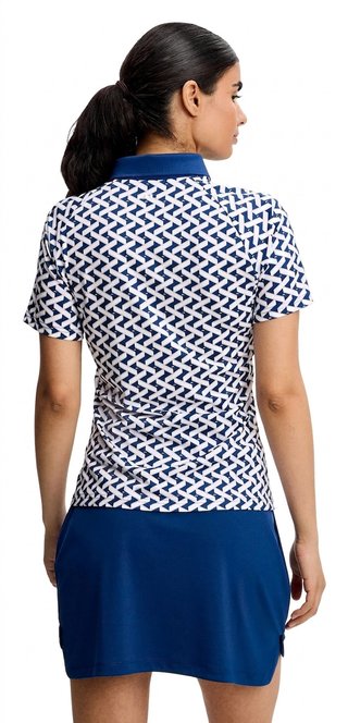 J.Lindeberg Chiara Polo donna, Ladder Estate White