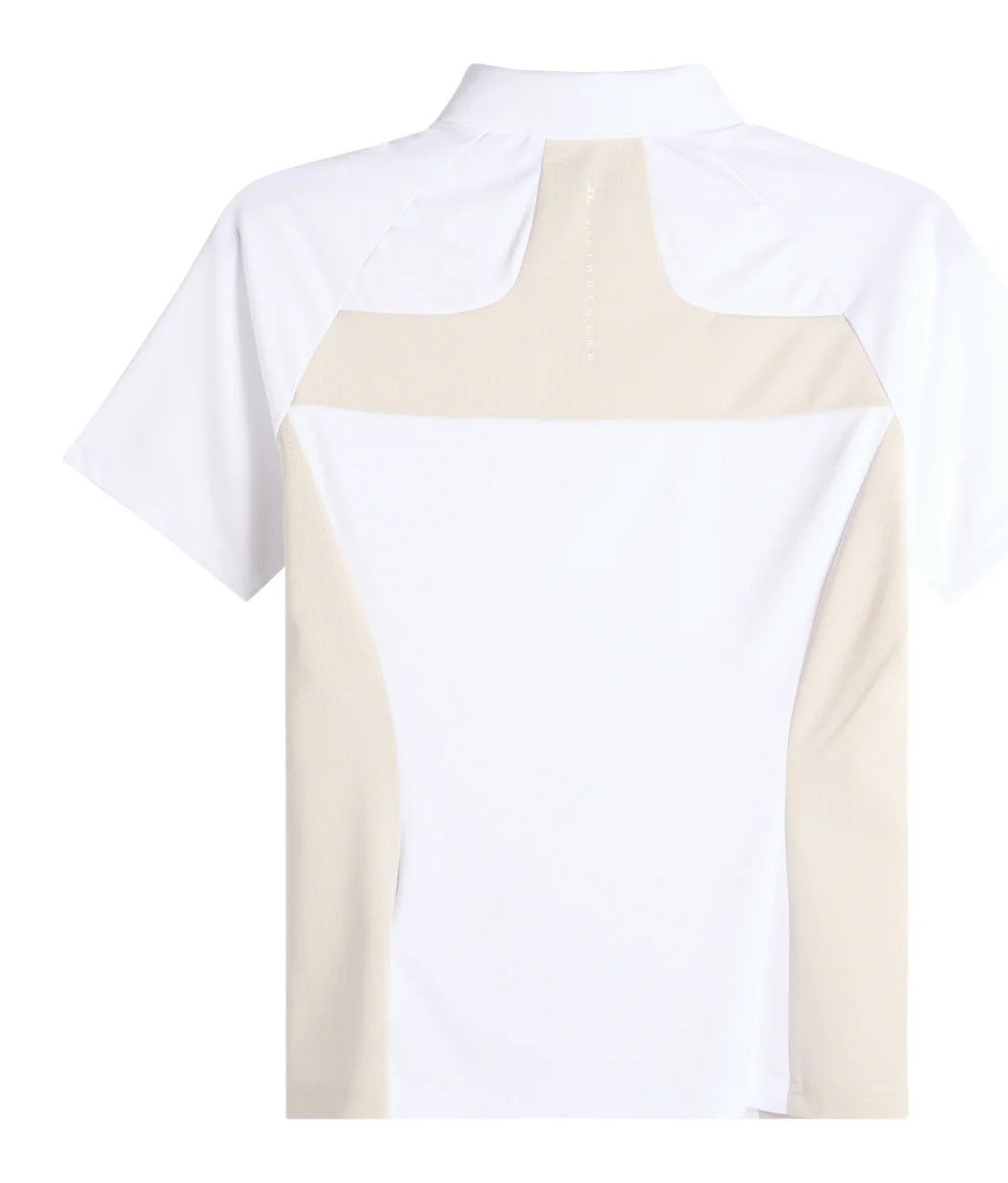 J.Lindeberg Isador polo da donna, bianco