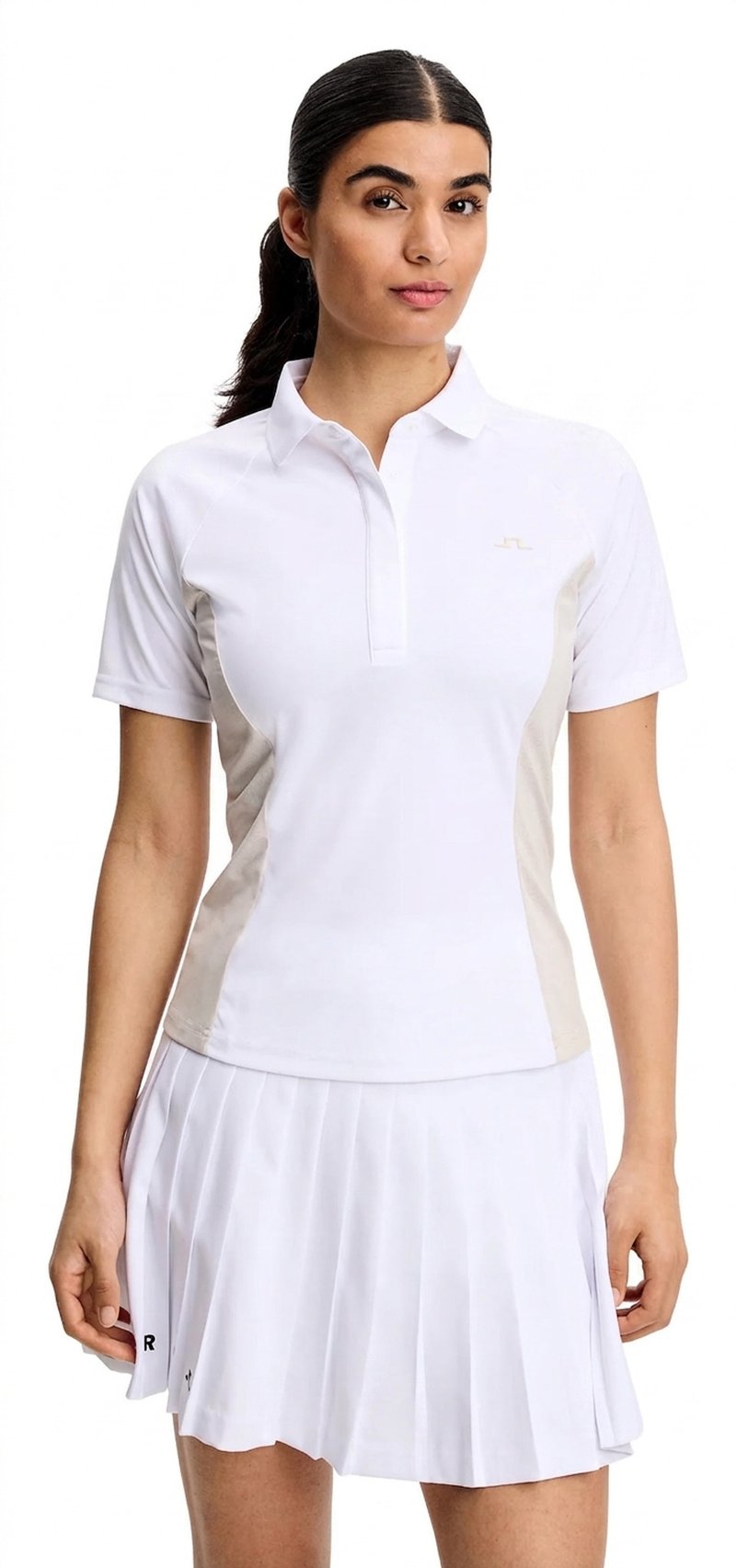 J.Lindeberg Isador polo da donna, bianco