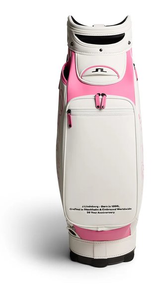 J.Lindeberg 30Y Staff Bag, bianco