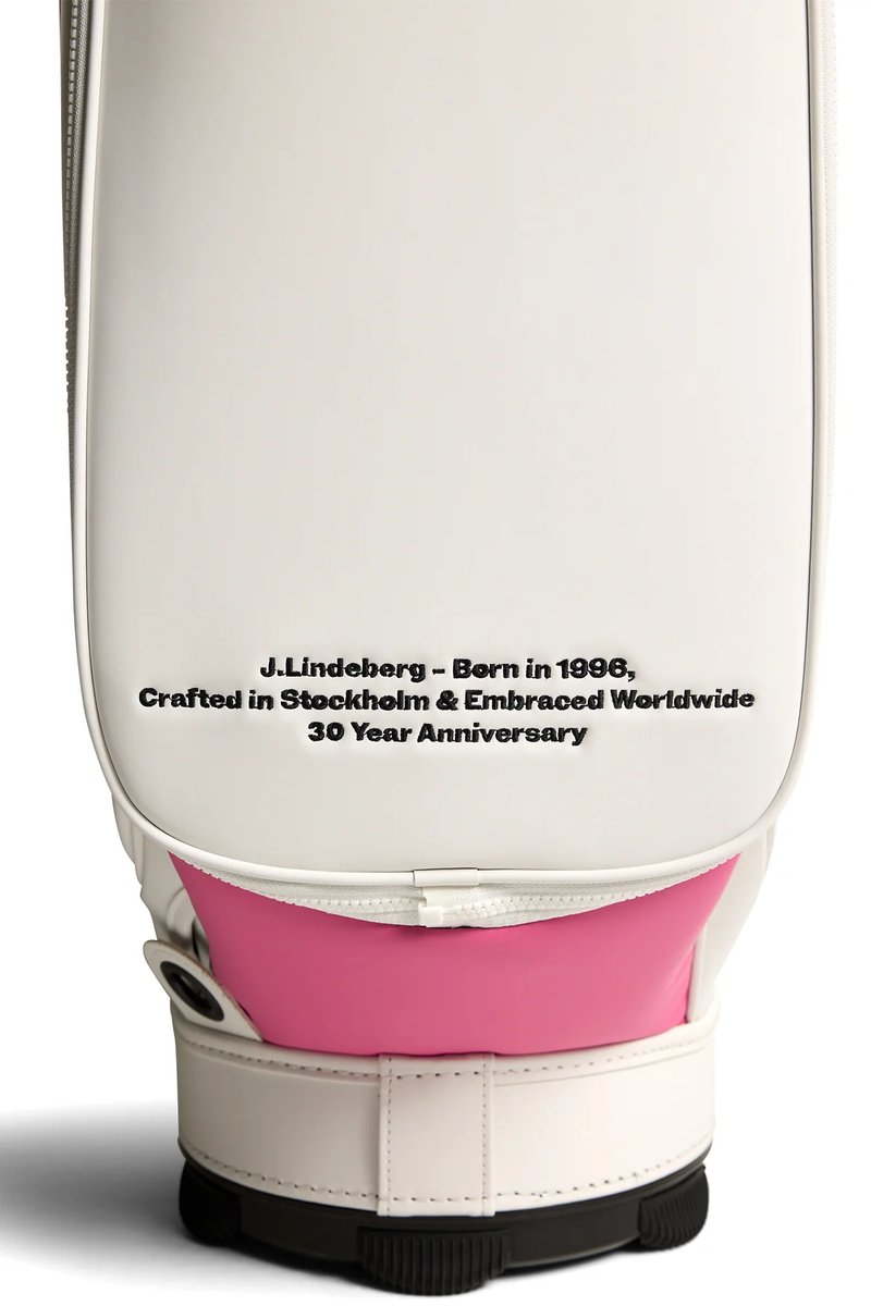 J.Lindeberg 30Y Staff Bag, bianco