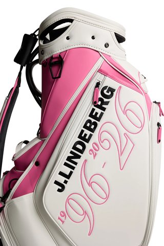 J.Lindeberg 30Y Staff Bag, bianco