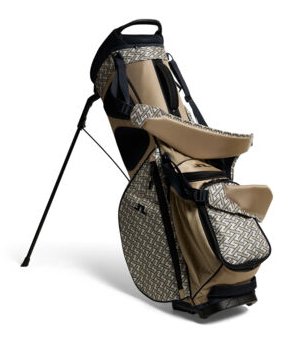 J.Lindeberg JL Flare Printed borsa da golf, Ladder White Kelp