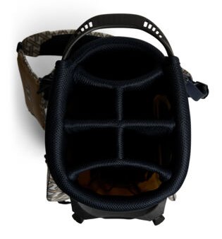 J.Lindeberg JL Flare Printed borsa da golf, Ladder White Kelp