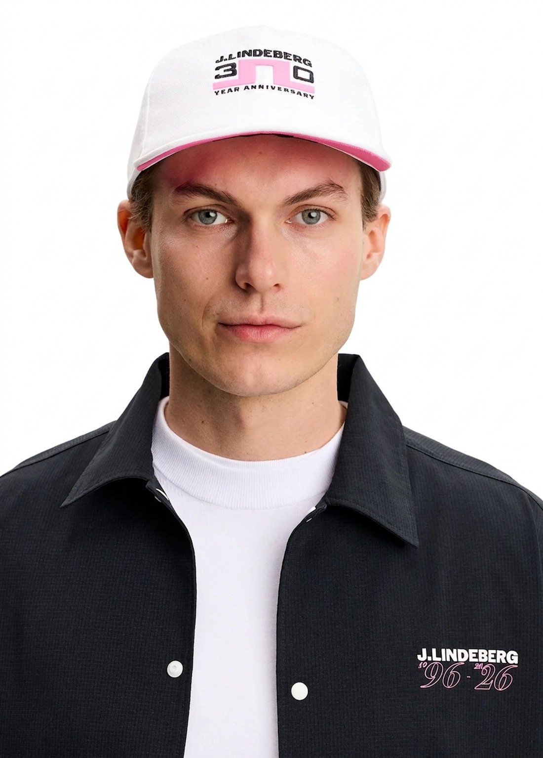J.Lindeberg 30Y cappellino, bianco