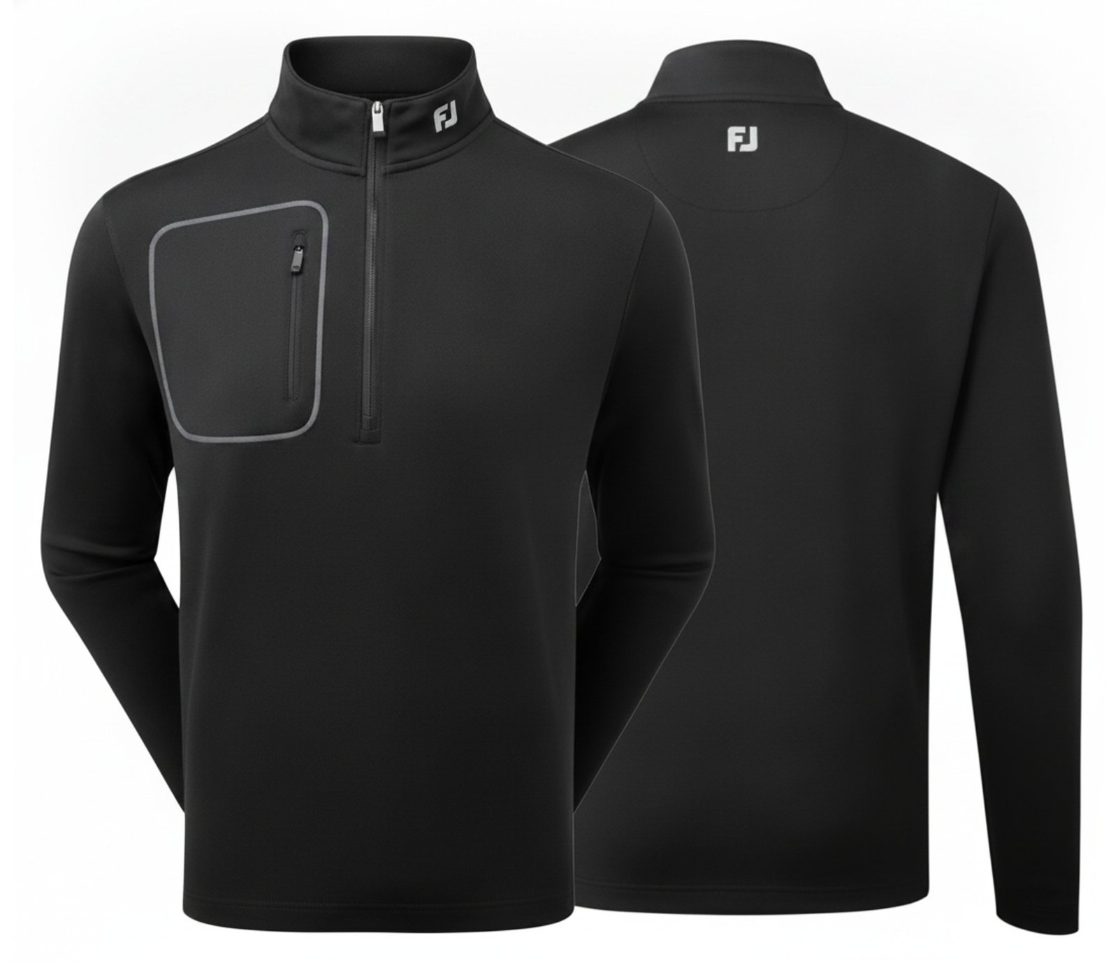 FootJoy ThermoSeries Texture Midlayer felpa uomo, nero
