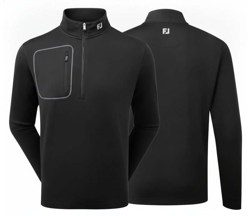FootJoy ThermoSeries Texture Midlayer felpa uomo, nero