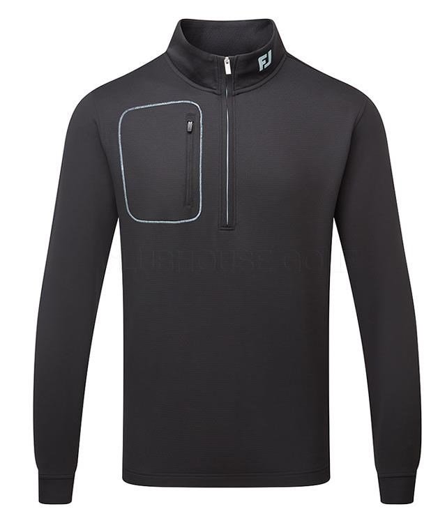FootJoy ThermoSeries Texture Midlayer felpa uomo, nero