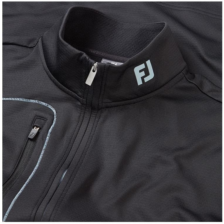 FootJoy ThermoSeries Texture Midlayer felpa uomo, nero
