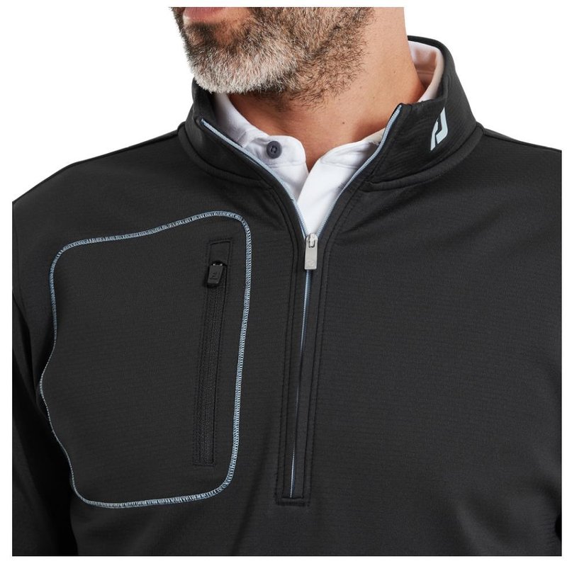 FootJoy ThermoSeries Texture Midlayer felpa uomo, nero