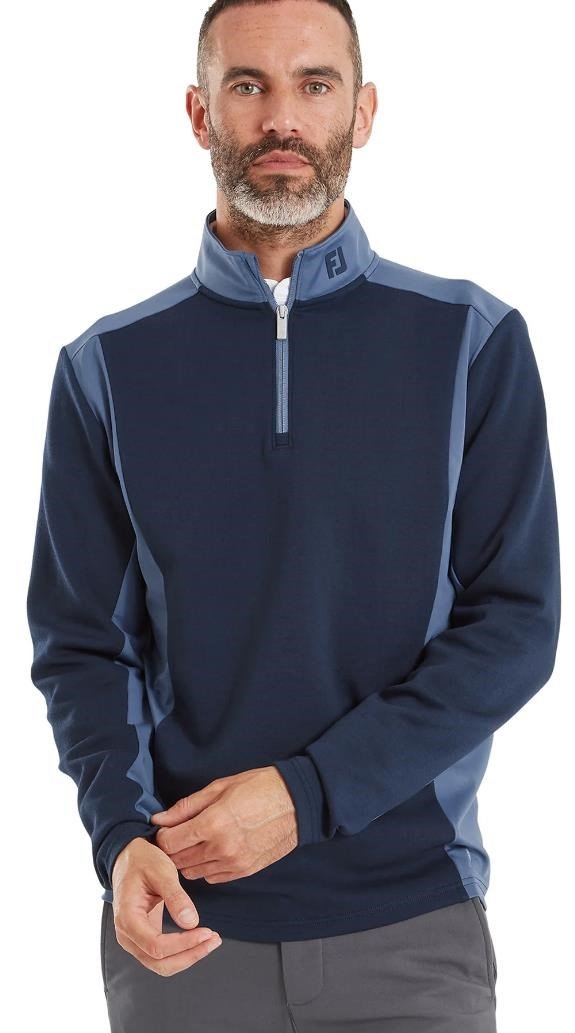 FootJoy ThermoSeries Blocked felpa uomo, navy/midnight