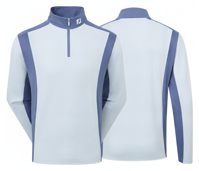 FootJoy ThermoSeries Blocked Midlayer felpa uomo, mist/midnight