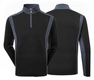 FootJoy ThermoSeries Blocked Midlayer felpa uomo, nero/antracite