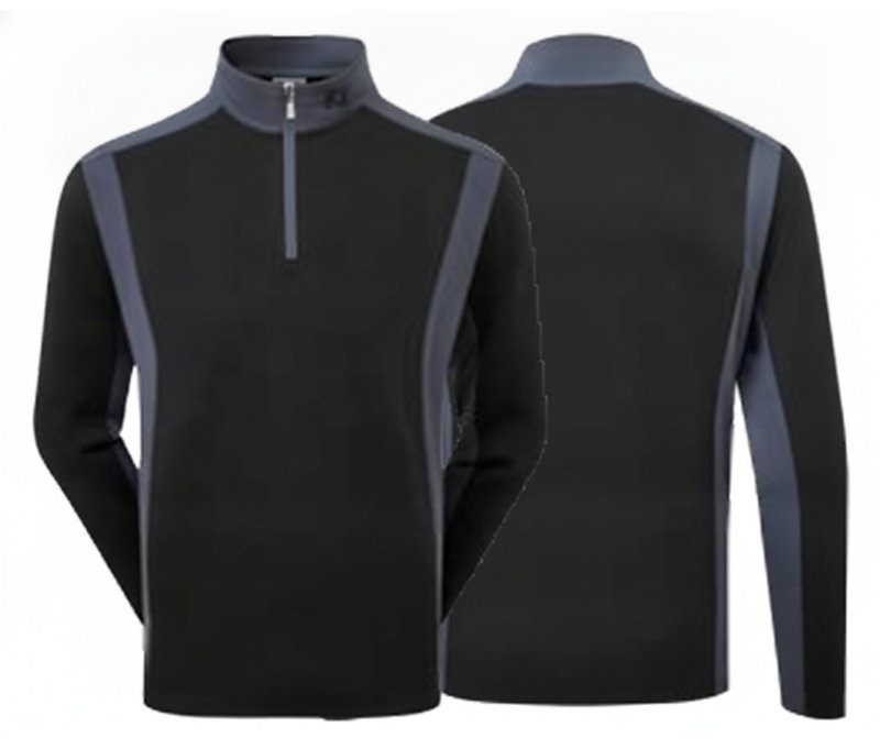 FootJoy ThermoSeries Blocked Midlayer felpa uomo, nero/antracite