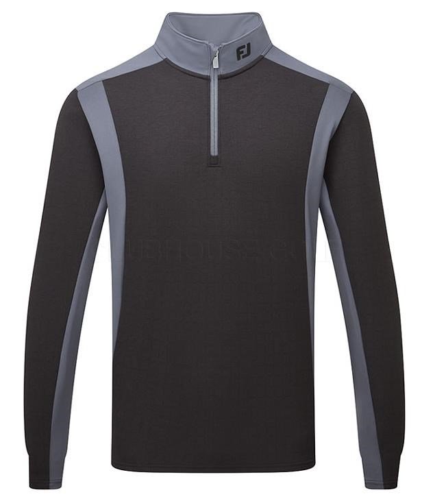 FootJoy ThermoSeries Blocked Midlayer felpa uomo, nero/antracite