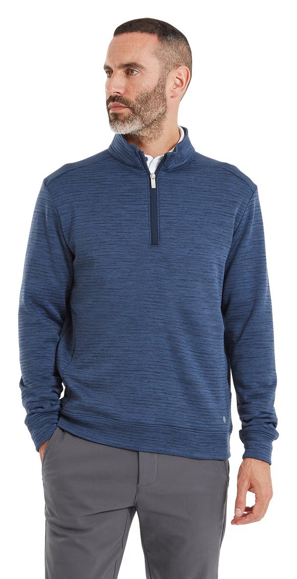 FootJoy ThermoSeries Space Dye Midlayer felpa da uomo, navy