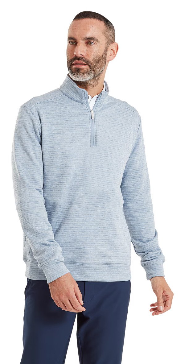 FootJoy ThermoSeries Space Dye Midlayer felpa da uomo, grigia