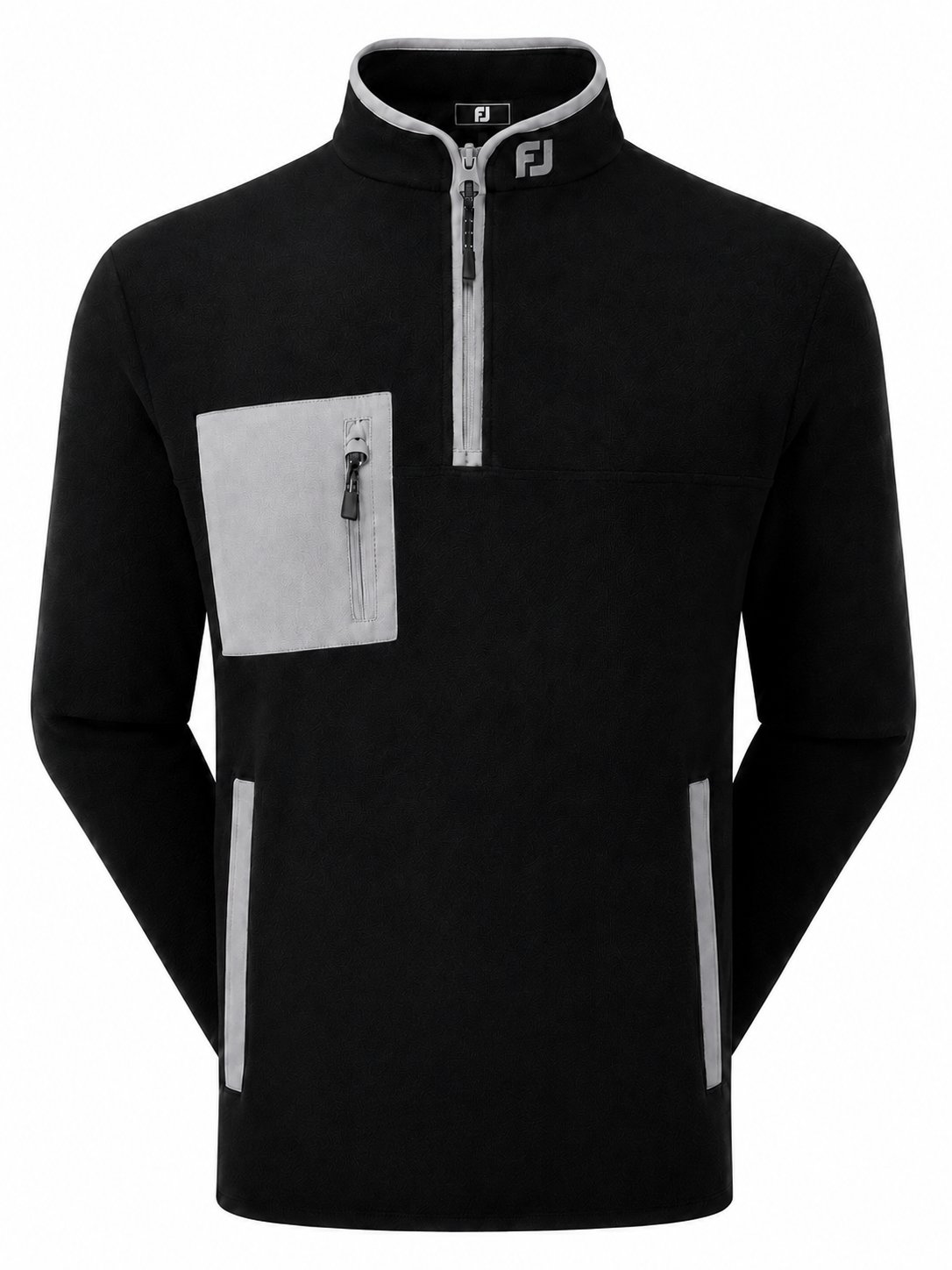 FootJoy Polar Fleece Chill-Out felpa uomo, nero/grigio