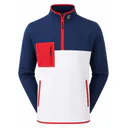 FootJoy Polar Fleece Chill-Out felpa uomo, navy/bianco/rosso