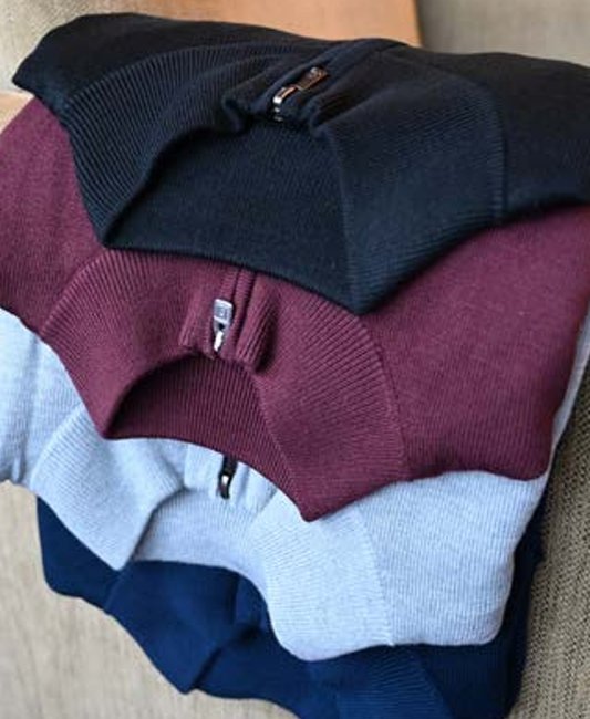 FootJoy drirelease Half-Zip Lined maglione da uomo, navy