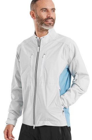 FootJoy Hydro Innovation Arcus giacca da uomo, oyster grey/mid blue