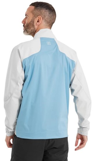 FootJoy Hydro Innovation Arcus giacca da uomo, oyster grey/mid blue